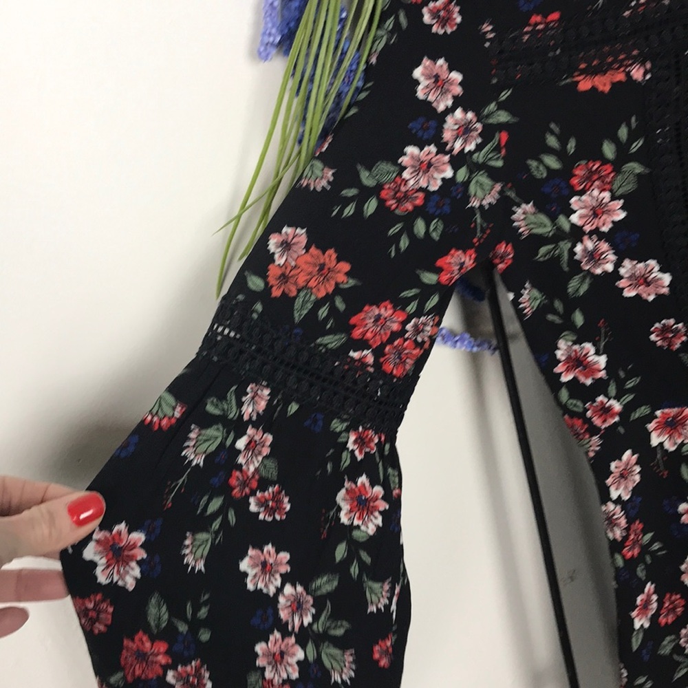 Free Generation Los Angeles black print mini dress - Picture 8 of 12